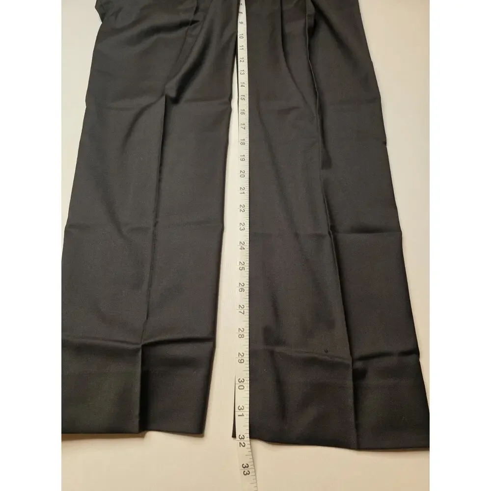 ALTON LANE Mercantile Trouser Black Tailored Dress Pants Poly Blend 32x32 NWT - Picture 7 of 7